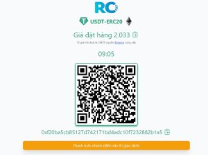 Giao diện nạp tiền Jun88 bằng tiền mã hóa USDT